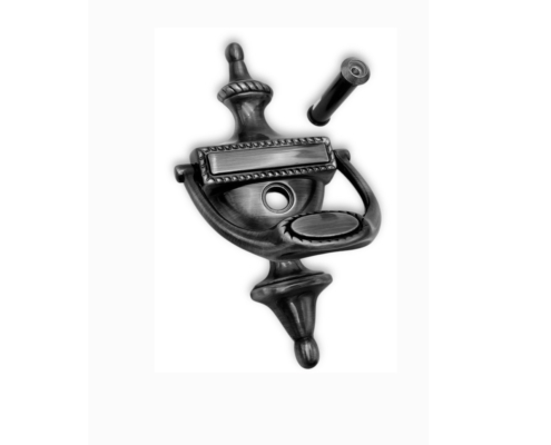 door knocker with door viewer